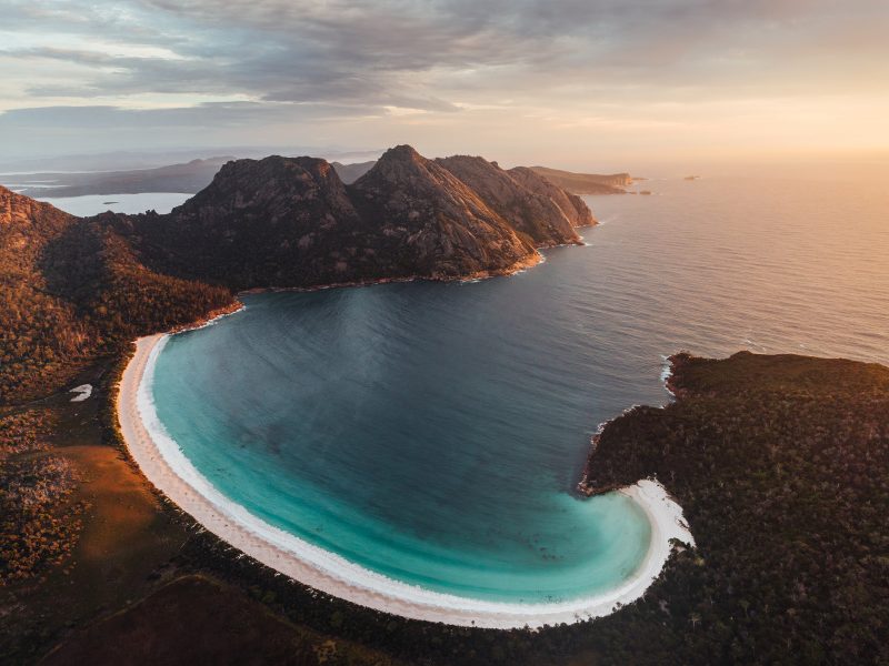 Wineglass Bay aerial